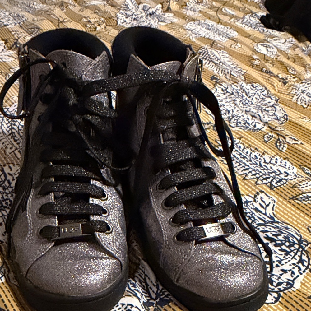 UGG Sparkling Silver High-Tops